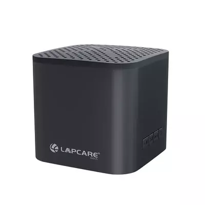 Kube III 5W Portable Bluetooth Speaker – Mic | 8H Playtime | TF Card | Black & Grey