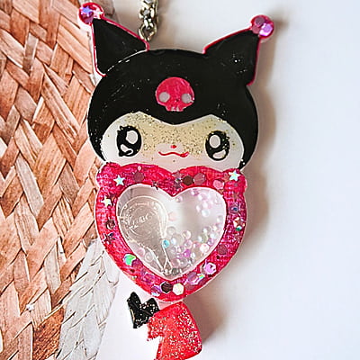 KUROMI RESIN SHAKER KEYCHAIN