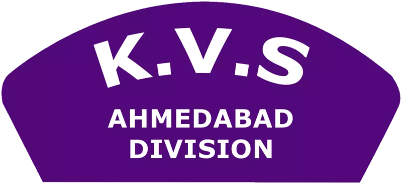 Left Shoulder Badge K.V.S. Ahmedabad Division