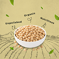 Organic Unpolished Kabuli (Safed) Chana