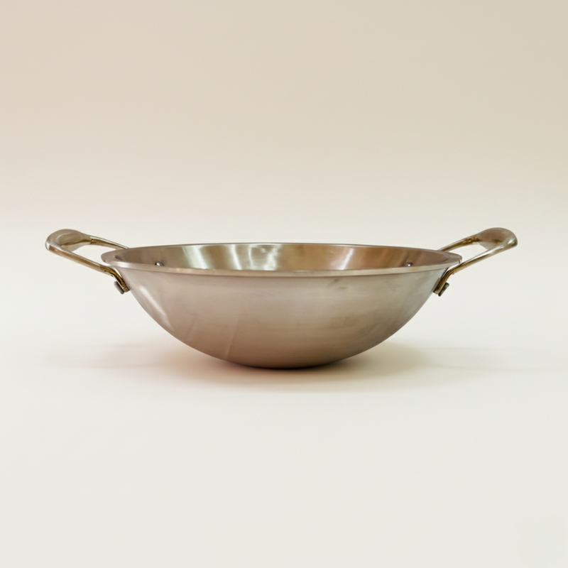 PURE TIN BRONZE KADAI 8'' PURE TIN BRONZE KADAI 8''