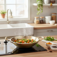 PURE TIN BRONZE KADAI 10'' PURE TIN BRONZE KADAI 10''