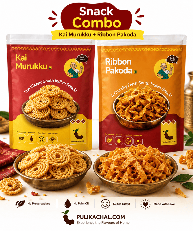 Snack Combo (KaiMuruku + Ribbon Pakoda)