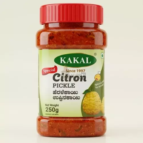 KAKAL Citron Pickle – Traditional South Indian Lemon Pickle