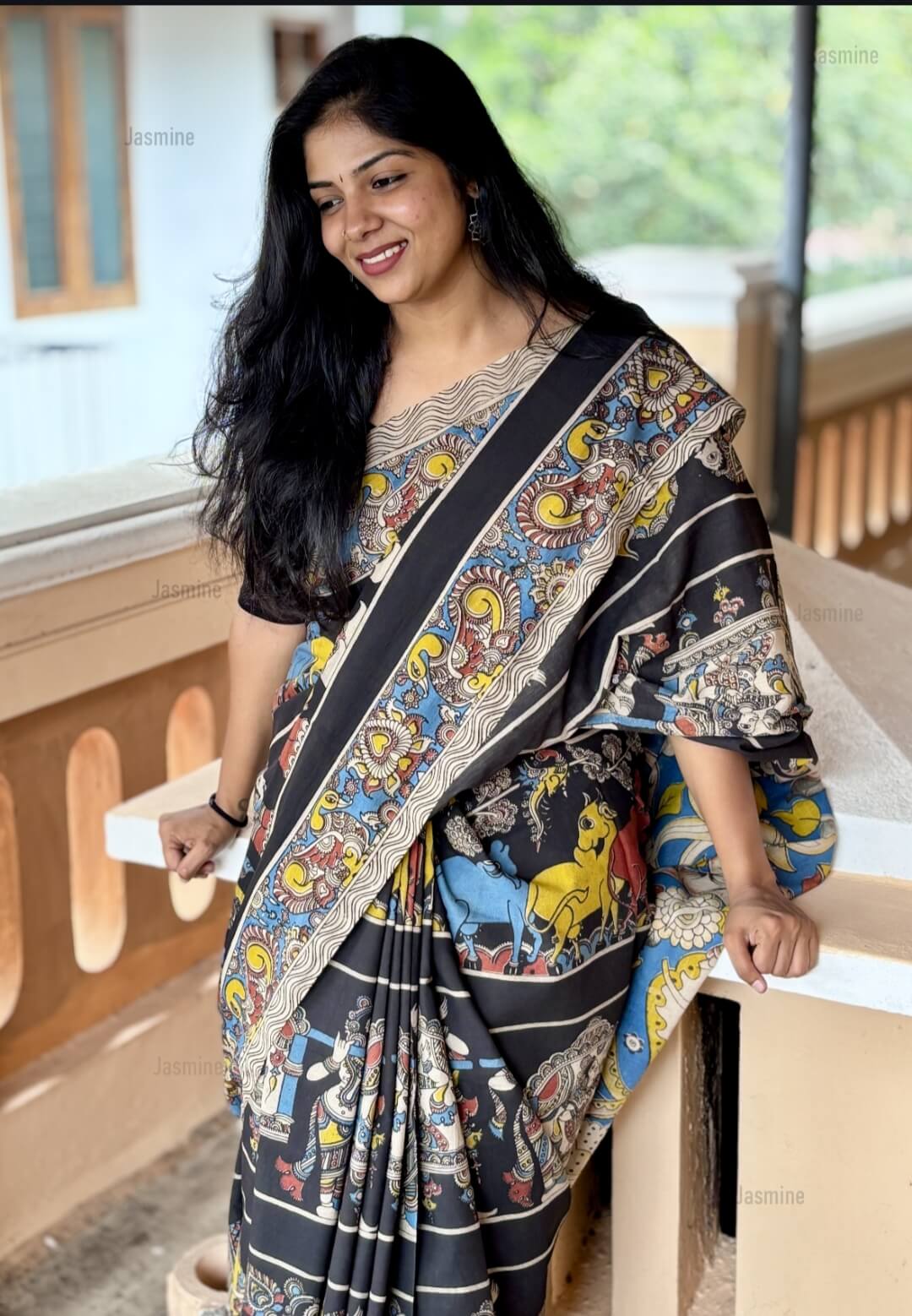 Haritha - హారిత ( Kalamkari Pure cotton sarees )