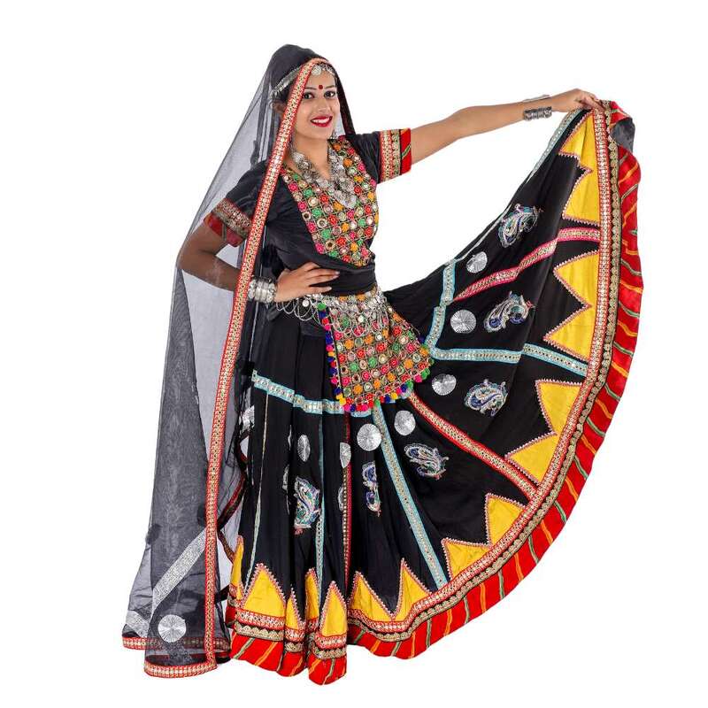 Kalbelia Dance Dress Black Kalbelia Dance Dress Black