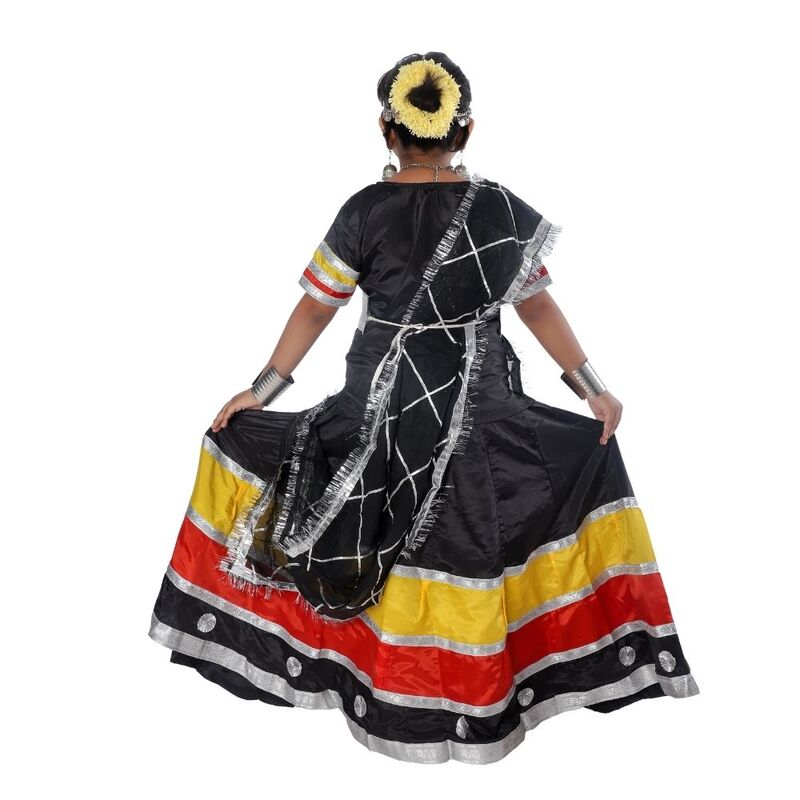 Kalbelia Dance Fancy Dress Costume