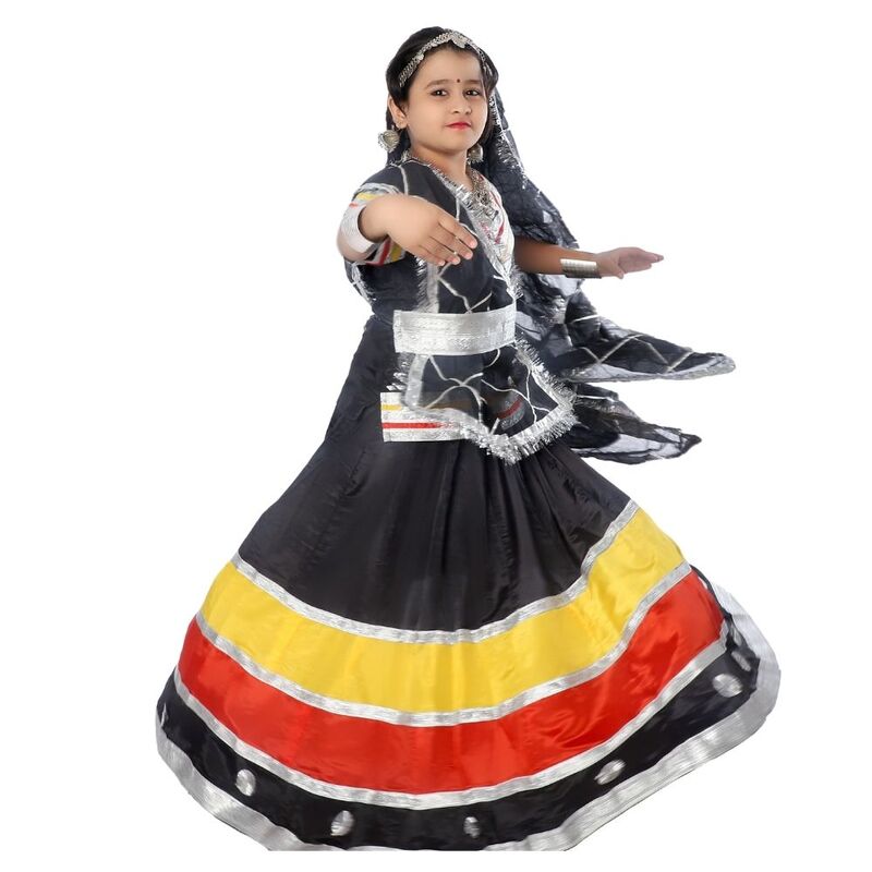Kalbelia Dance Fancy Dress Costume