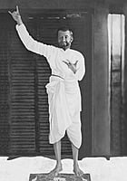 Sri Ramakrishna in Samadhi Single (Edited) Photo (Kalpataru pose)