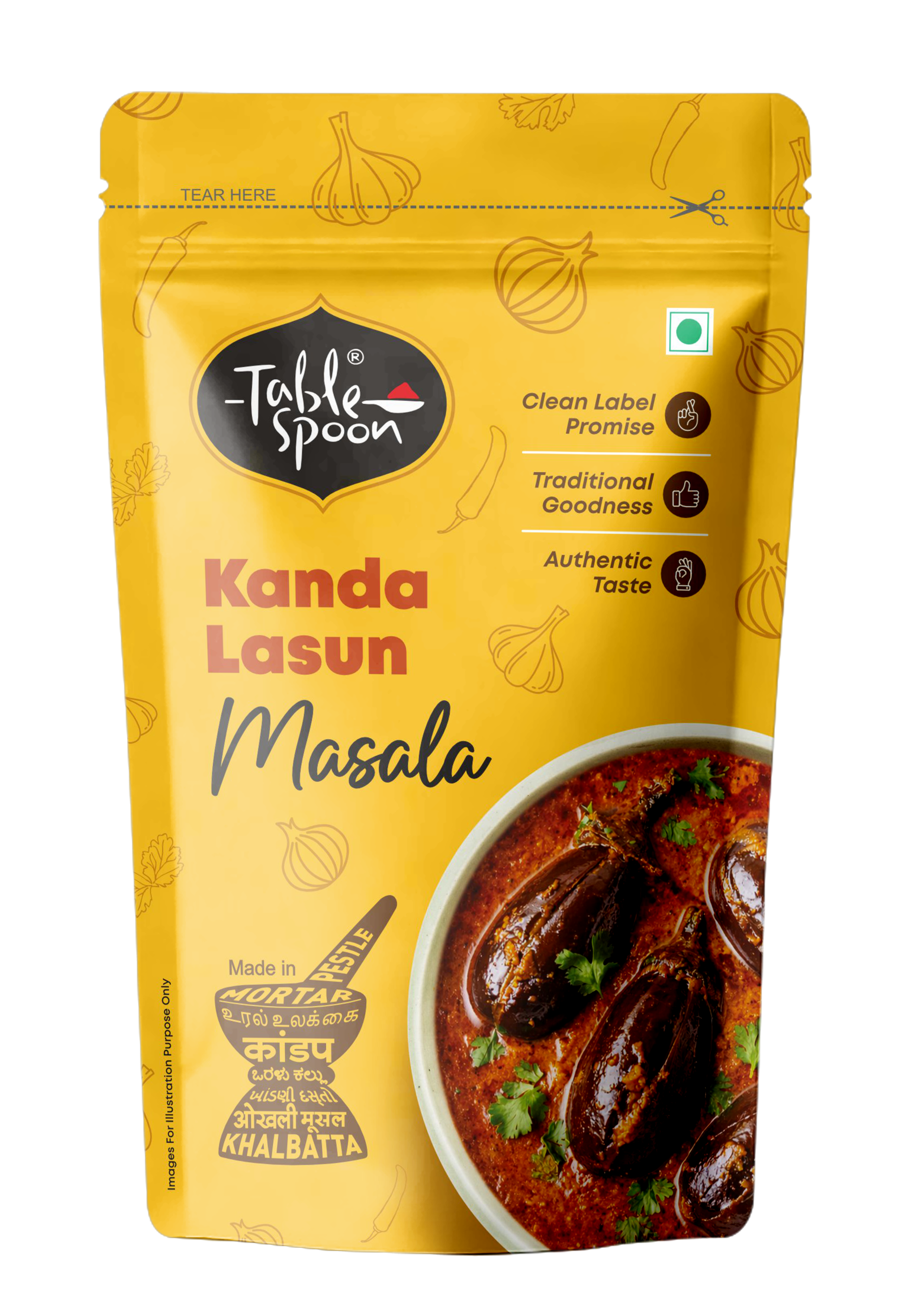 Tablespoon Onion Garlic Masala