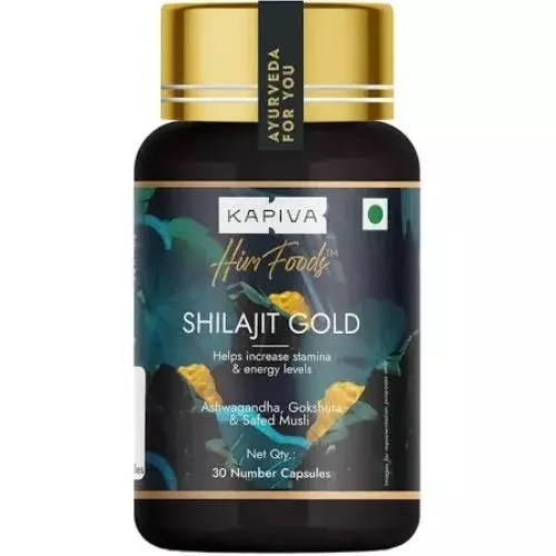 Kapiva Shilajit Gold – Boosts Stamina & Vitality Naturally (30 Capsules)
