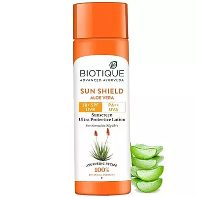 Biotique Sun Shield Aloe Vera Sunscreen Lotion