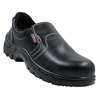 Karam FS04 | Safety Shoe | Fiber Toe | GR Leather| Slip-On | PU Sole