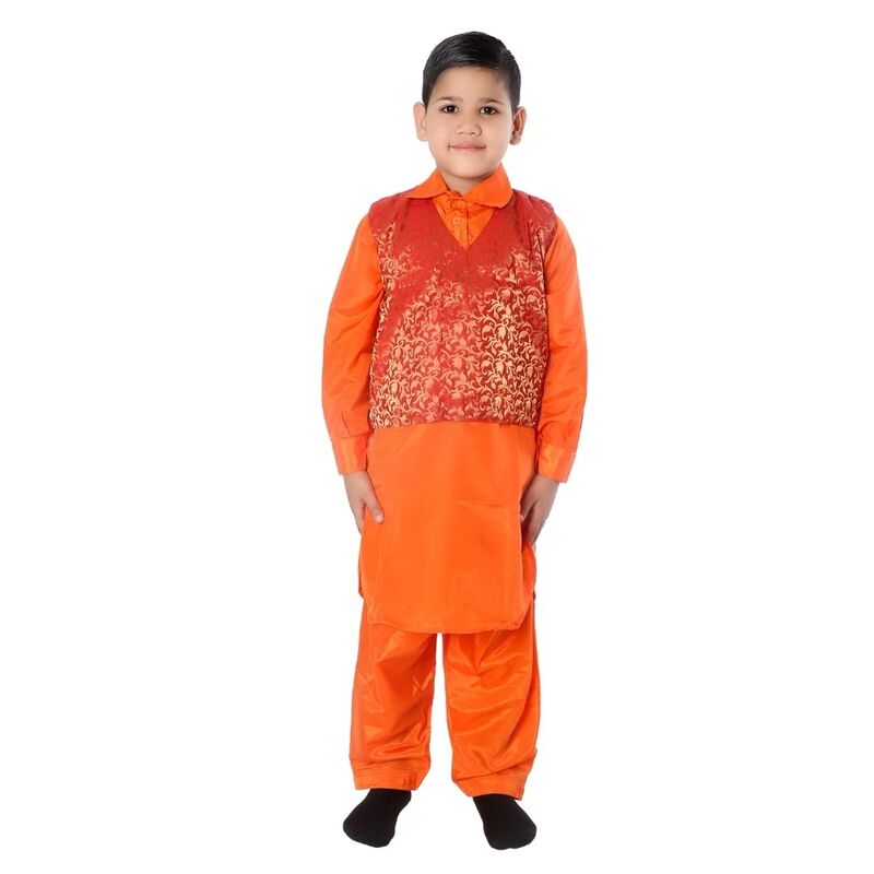 Boys Kashmiri Traditional Dress With Cap