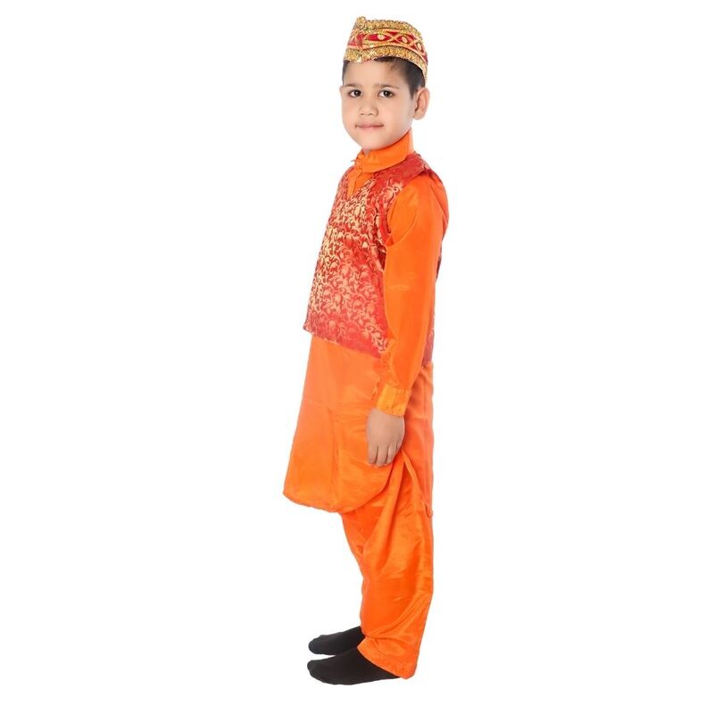 Boys Kashmiri Traditional Dress With Cap