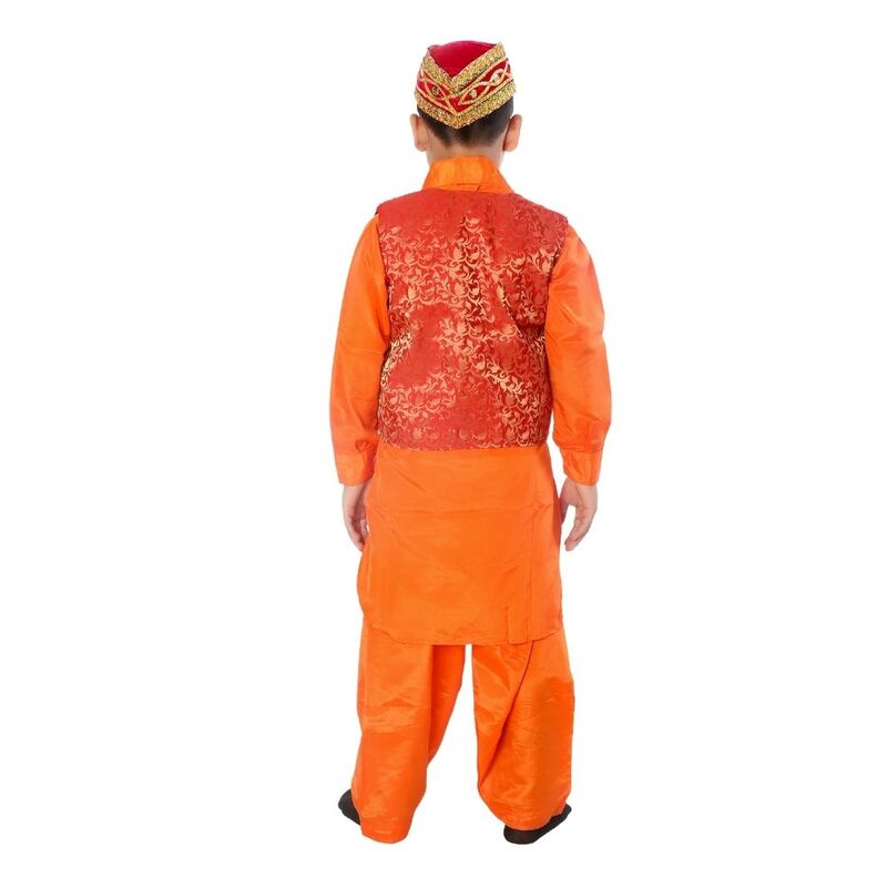 Boys Kashmiri Traditional Dress With Cap