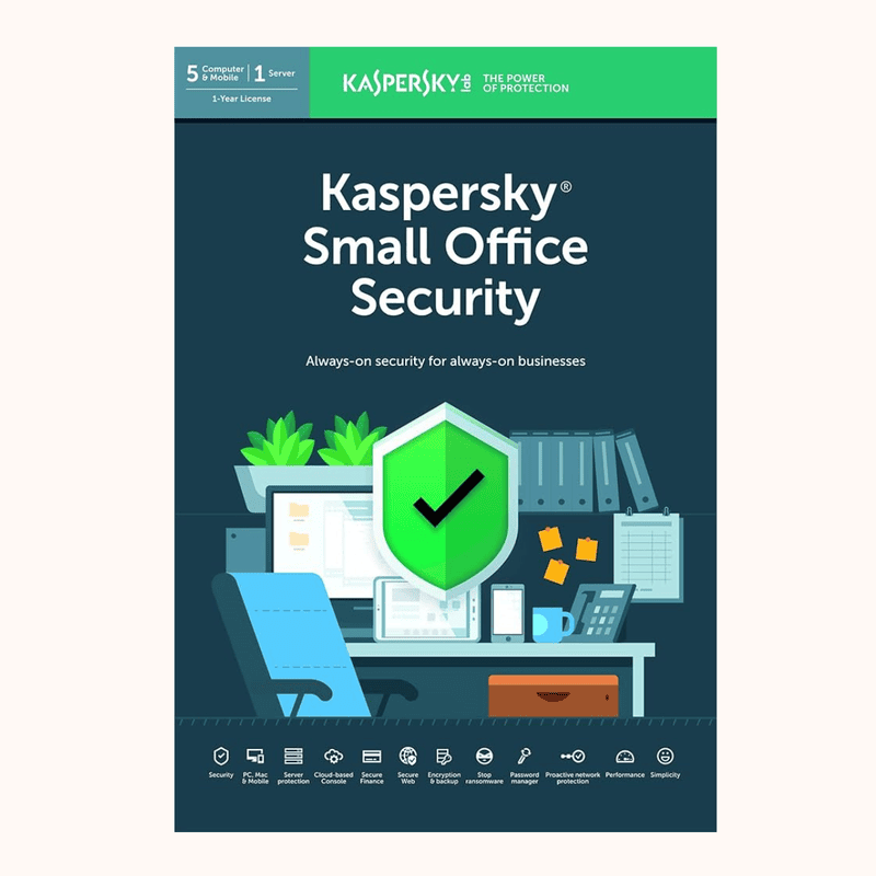 Kaspersky Small Office Security (6 user-1 Server + 5 DT) (1yr) ESD