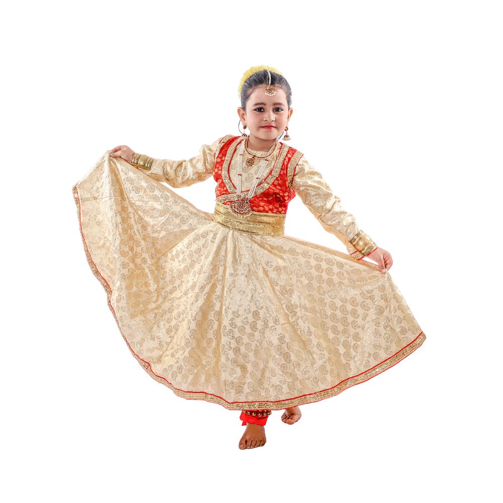 Girls Kathak Dance Dress Girls Kathak Dance Dress