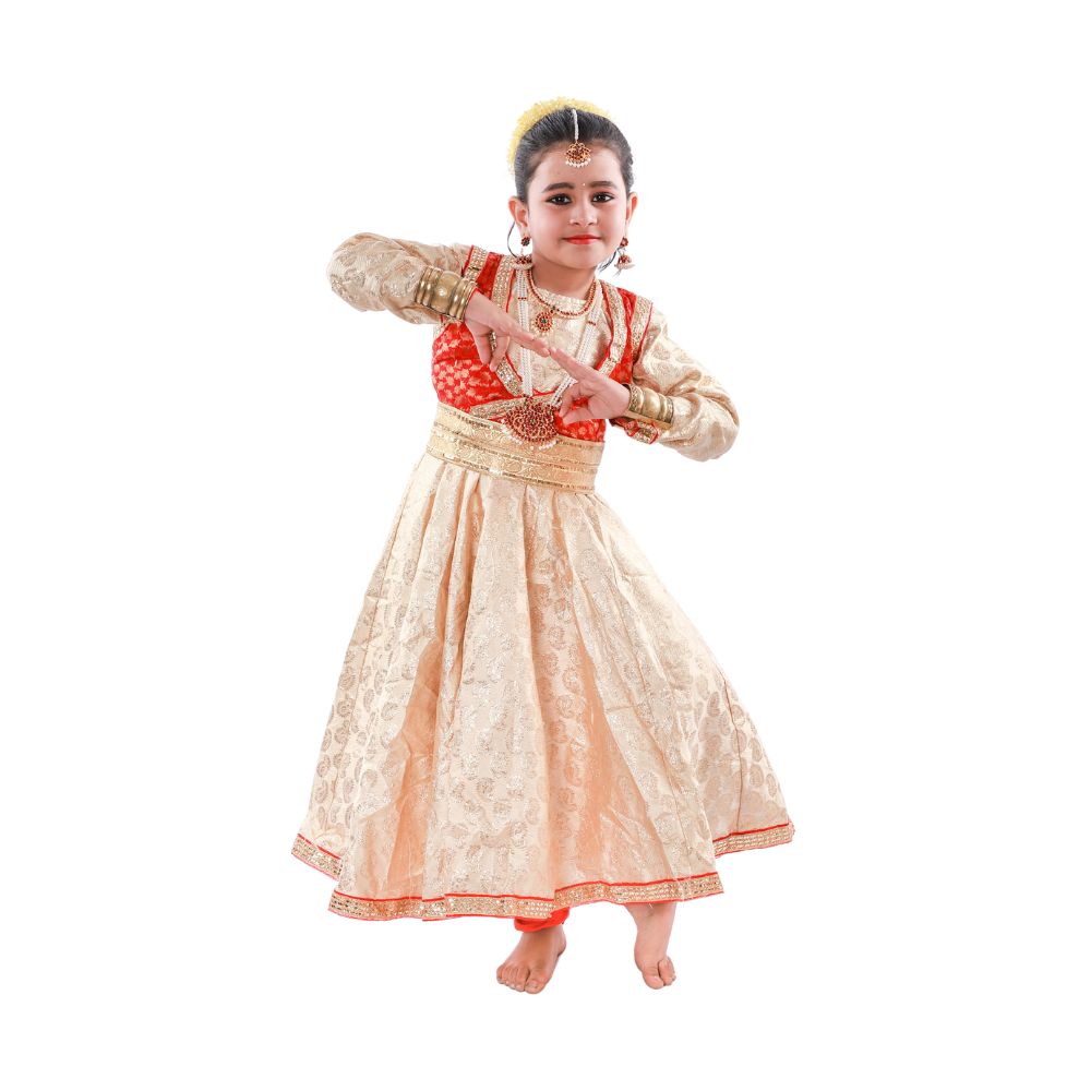 Girls Kathak Dance Dress Girls Kathak Dance Dress