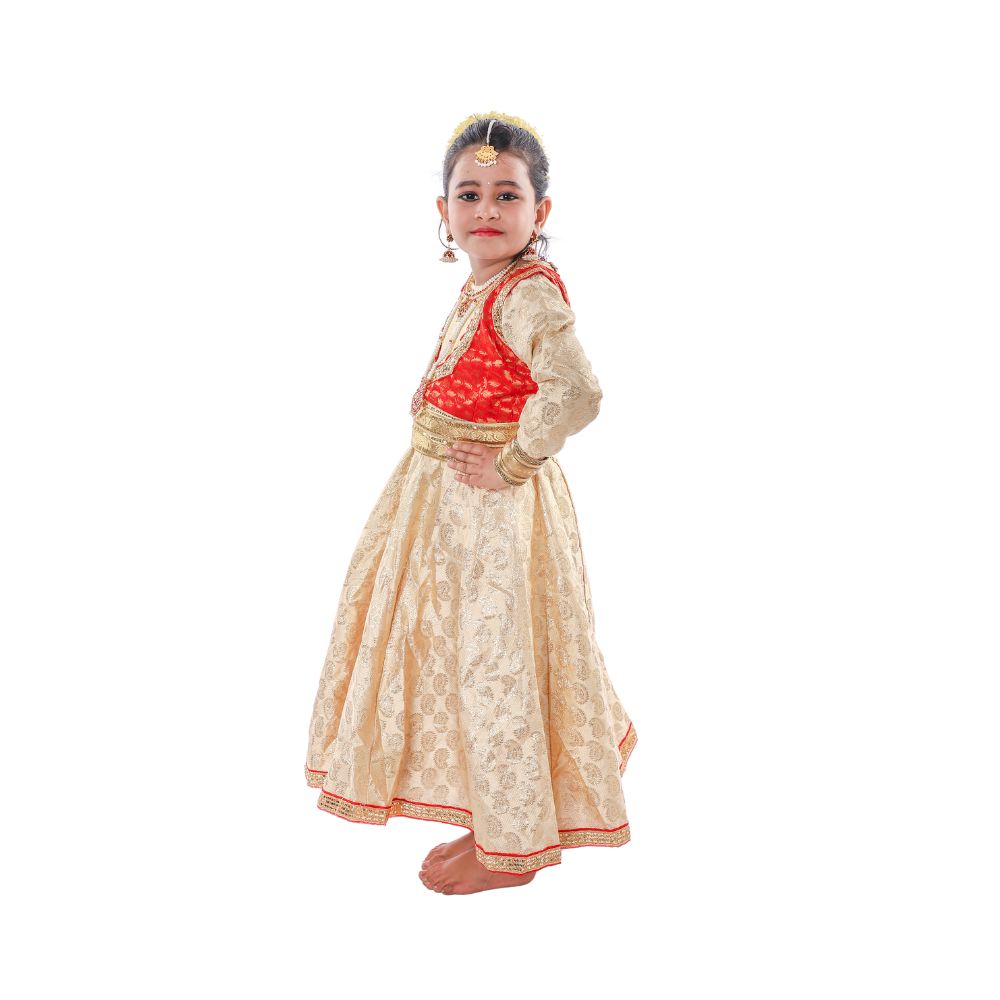 Girls Kathak Dance Dress Girls Kathak Dance Dress