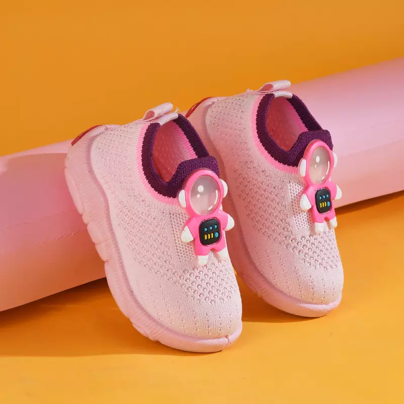 Kats Flykids Unisex Toddler Walking Slip on Trendy Casual Shoes with Musical Chu-Chu