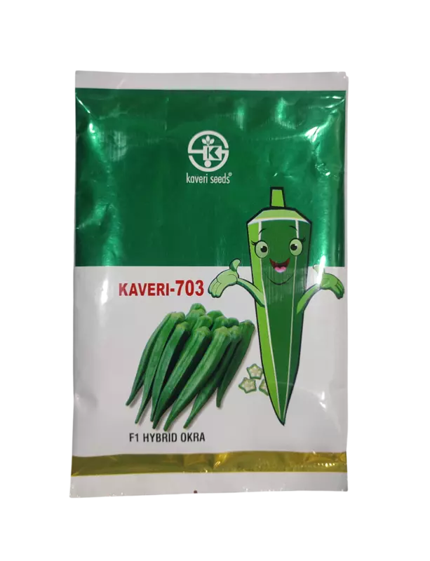 F1 Hybrid Okra KAVERI-703 by Kaveri Seed Company Limited