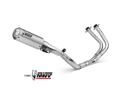 Mivv MK3 Stainless Steel for Kawasaki Z650 2017-2023 & Kawasaki Ninja 650 2017-2023