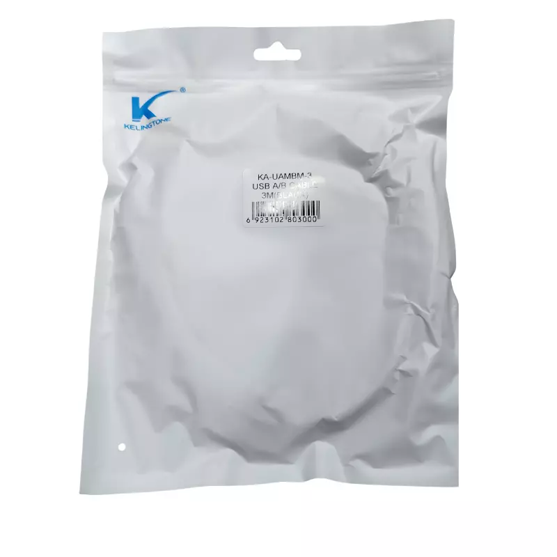 Kelingstone USB AB Cable – Model KA-UAMBM-3 | 3m | High-Speed Data Transfer
