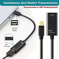 Kelingtone Mini DisplayPort to HDTV Converter – Digital Adapter | Audio & Video Output