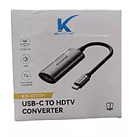 Kelingtone USB-C to HDTV Converter – Digital Adapter | Audio & Video Output | Plug & Play