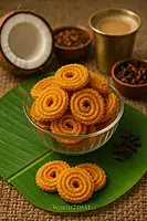 Kerala Chakli arranged in a bowl on banana leaf – Worth2Deal.com