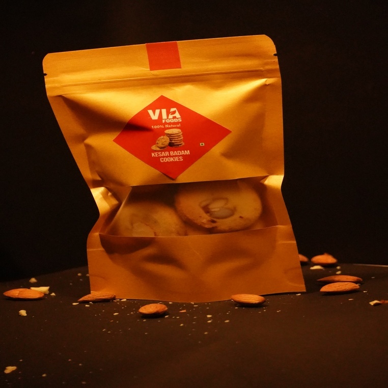VIA Foods Kesar badam cookies