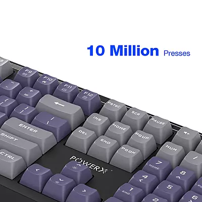 POWER X USB WIRED KEYBOARD MODEL- PWX-ULTRAKEYS 108 BLUE GRAY POWER X USB WIRED KEYBOARD MODEL- PWX-ULTRAKEYS 108 BLUE GRAY