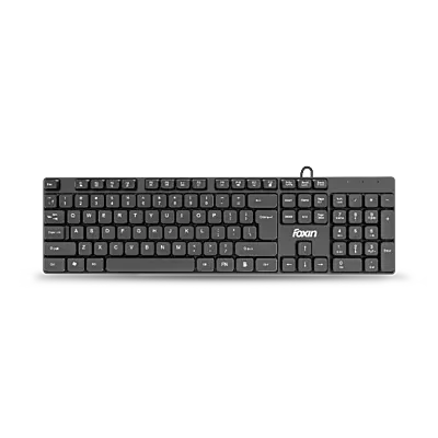 KEYBOARD WIRED FOXIN KEYSOFT (FKB-102 PLUS)