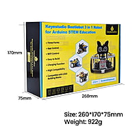 Keyestudio KS0543 Beetlebot 3 in 1 Robot for Arduino STEM Education Keyestudio KS0543 Beetlebot 3 in 1 Robot for Arduino STEM Education