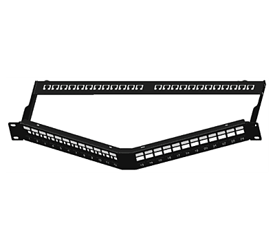 Digisol Channel SCS 24 Port, UTP, Angled Blank Patch Panel