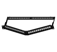 Digisol Channel SCS 24 Port, UTP, Angled Blank Patch Panel