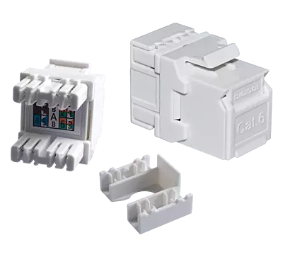 Digisol Channel SCS Keystone, Cat6 UTP, Punch Down, White Door