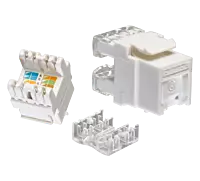 Digisol Channel SCS Keystone Jack, Cat6 UTP, White Collapsable Door