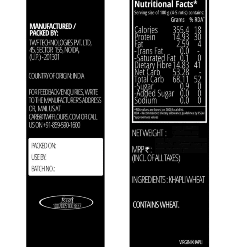 Virgin Khapli (Emmer) Flour