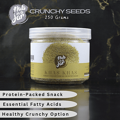 Nuts in a Jar Crunchy Seeds Khas Khas (Poppy) 250 Grams Nuts in a Jar Crunchy Seeds Khas Khas (Poppy) 250 Grams
