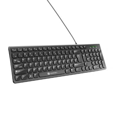 Portronics KI-PAD 2  Wired Keyboard with Gaming Mode, 104 Keys, 1.5M Cable, Ergonomic Keys, Plug  & Play (Black) Portronics KI-PAD 2  Wired Keyboard with Gaming Mode, 104 Keys, 1.5M Cable, Ergonomic Keys, Plug  & Play (Black)