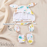 Hello World Baby Girl Clothing Gift Set - Muslin Cotton Essentials
