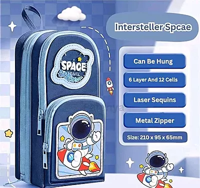 Kids High Quality Pencil Pouch with Multi Pockets