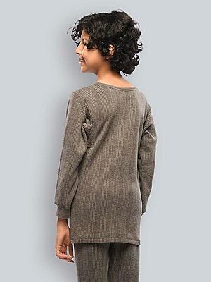 Lux Inferno Kids Thermal Top | Full Sleeves Round Neck Warm Innerwear | Boys & Girls Winter Wear