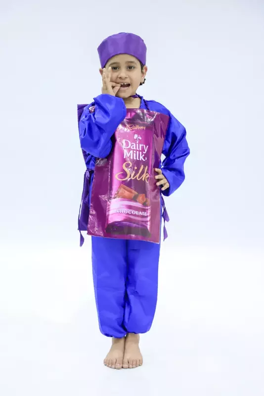 Dairy Milk Fancy Dress Costume For Kids