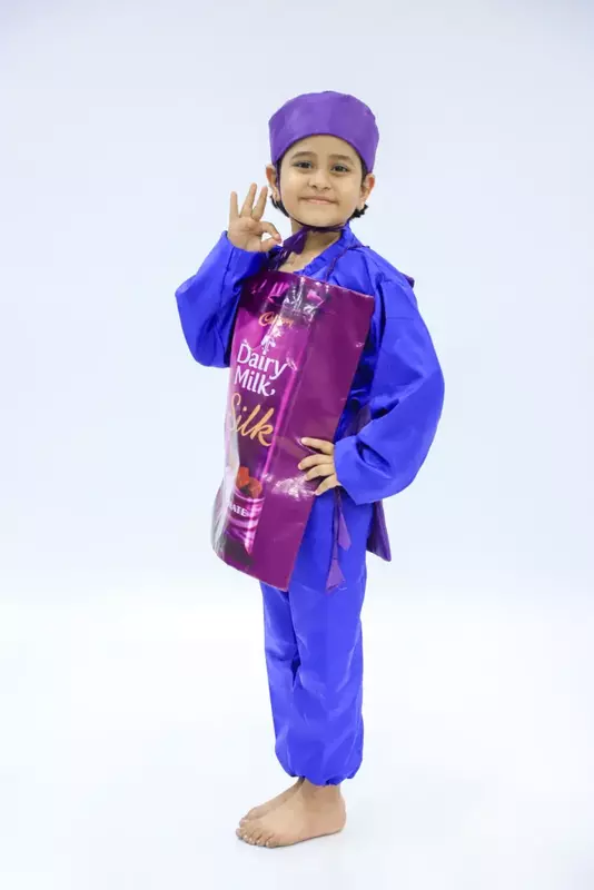 Dairy Milk Fancy Dress Costume For Kids
