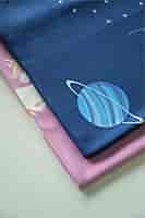 Thin Bamboo Kids Towel | Space Traveler| Ultra Soft, Quick Dry, Lightweight || 124 x 68 cm, 450 GSM, Eco-Friendly