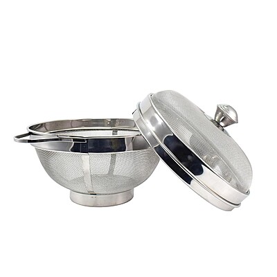 Granny kitchen Stainless Steel Fruit and Vegetable Basket with Lid