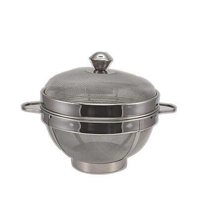 Granny kitchen Stainless Steel Fruit and Vegetable Basket with Lid
